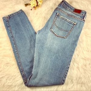 Bullhead Hermosa Super Skinny Jeans, light wash